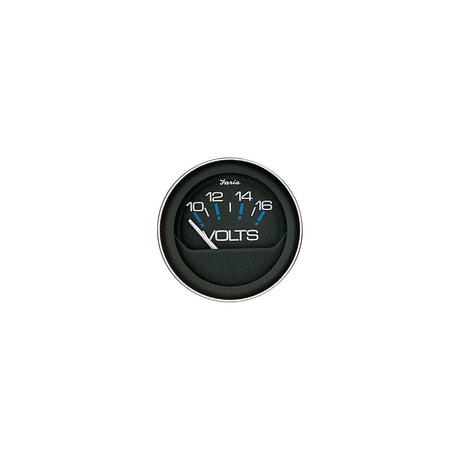 Faria Instruments Faria Coral Black 2" Voltmeter Gauge (10-16 VDC) - F13010 - official Faria Beede Instruments product image 3