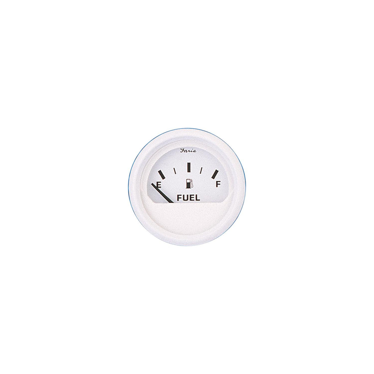 Faria Instruments Faria Dress White 2" Fuel Level Gauge (E-1/2-F) - F13101