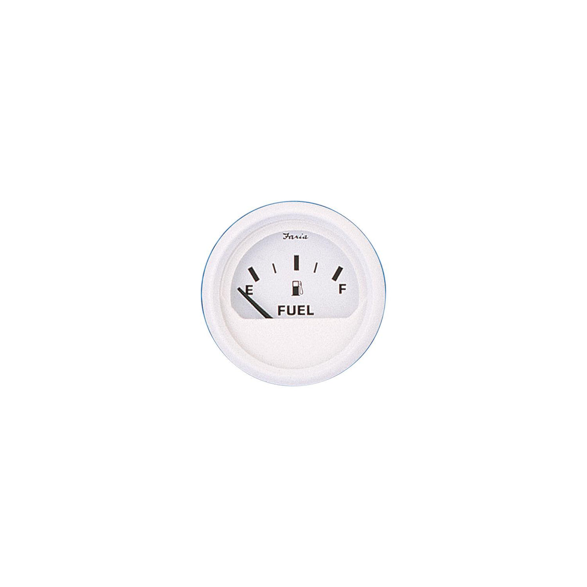 Faria Dress White 2" Fuel Level Gauge (E-1/2-F) [13101] - official Faria Beede Instruments product image 2