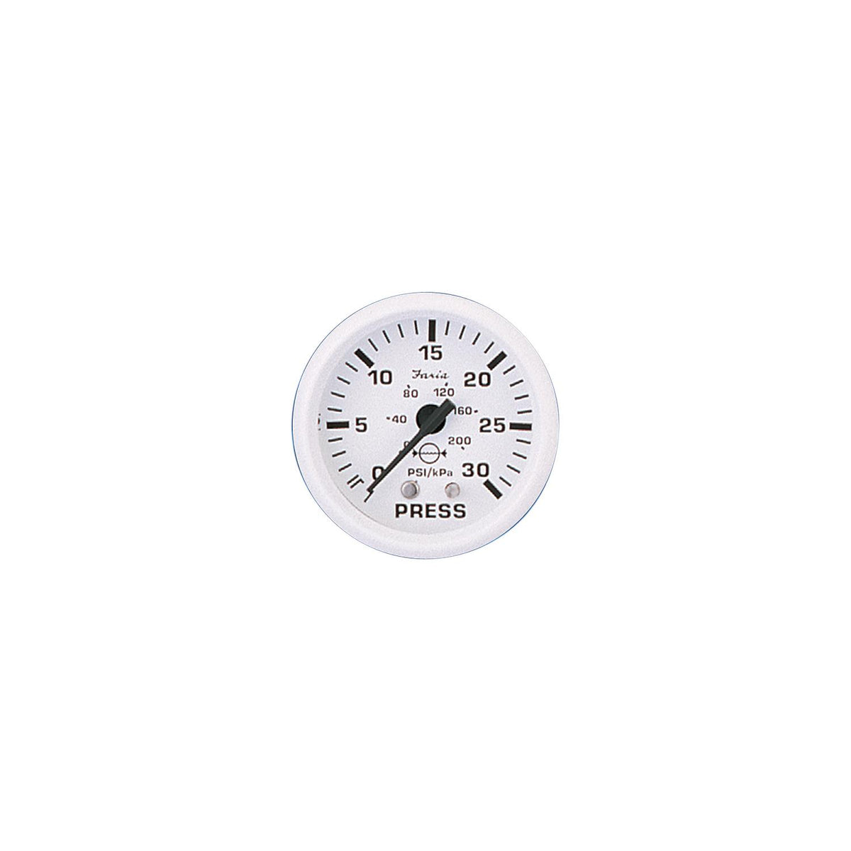 Faria 13108 Dress White Wtr PRS30PSI Marine Boat - official Faria Beede Instruments product image 3