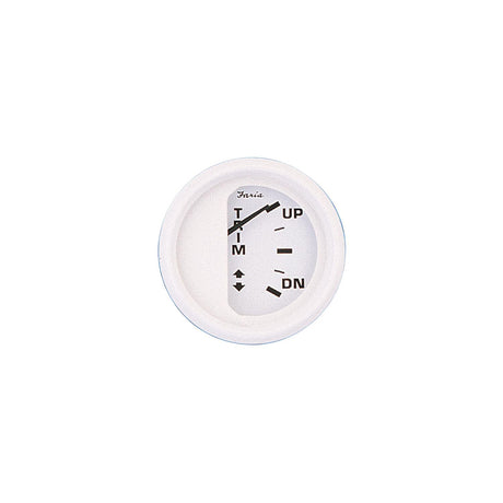 Faria Dress White 2" Trim Gauge (Mercury / Mariner / Mercruiser / Volvo DP / Yamaha 01 and newer) [13122] - official Faria Beede Instruments product image 3