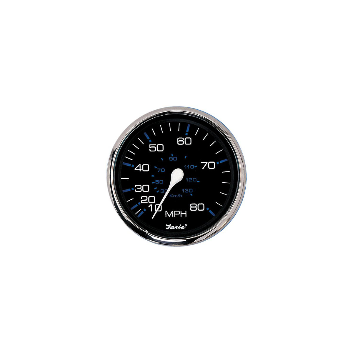 Faria Instruments Faria Chesapeake SS Black 2" Gauge - Voltmeter Gauge (10-16 VDC) - F13705 - official Faria Beede Instruments product image 3