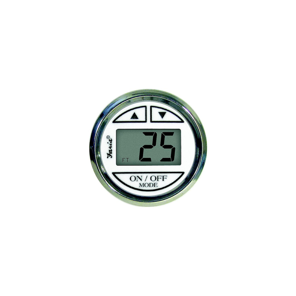 Faria Chesapeake White SS 2" Depth Sounder w/In-Hull Transducer [13851] - official Faria Beede Instruments product image 2