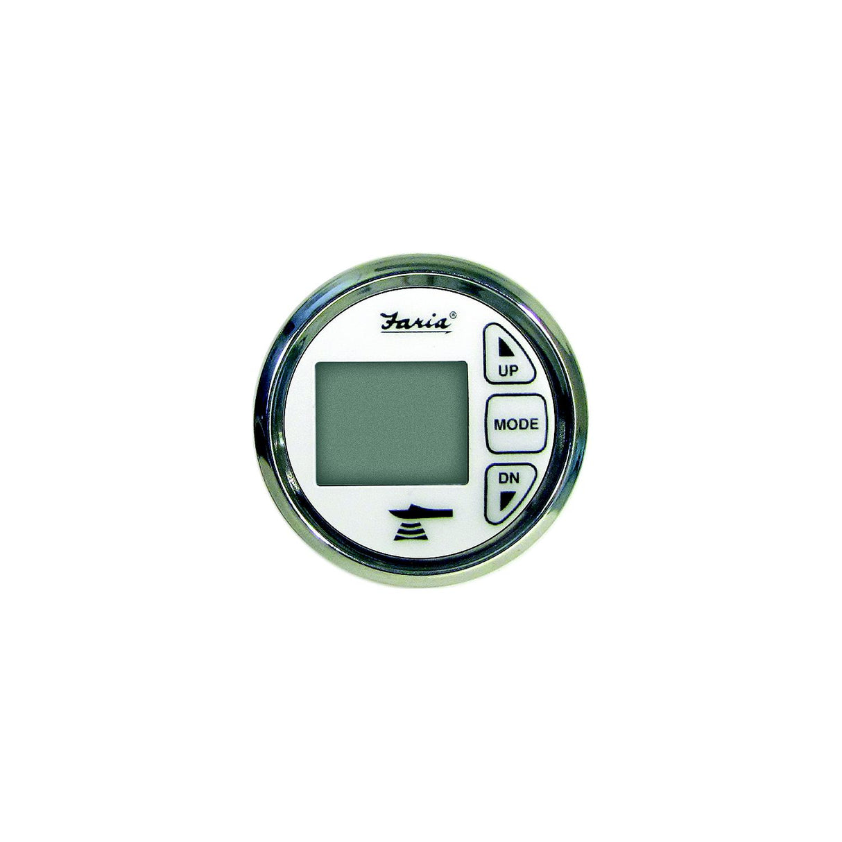 Faria Instruments Faria In-Dash Dual Temperature Digital Depth Sounder With Transom Mounted Transducer and Temperature Sender - Chesapeake SS - F13852