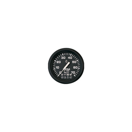 Faria Euro Black 4" Tachometer - 7,000 RPM (Gas - All Outboard) [32805] - official Faria Beede Instruments product image 2