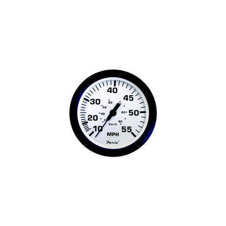 Faria Euro White 4" Tachometer - 6000 RPM (Gas) (Inboard I/O) [32904] - official Faria Beede Instruments product image 3