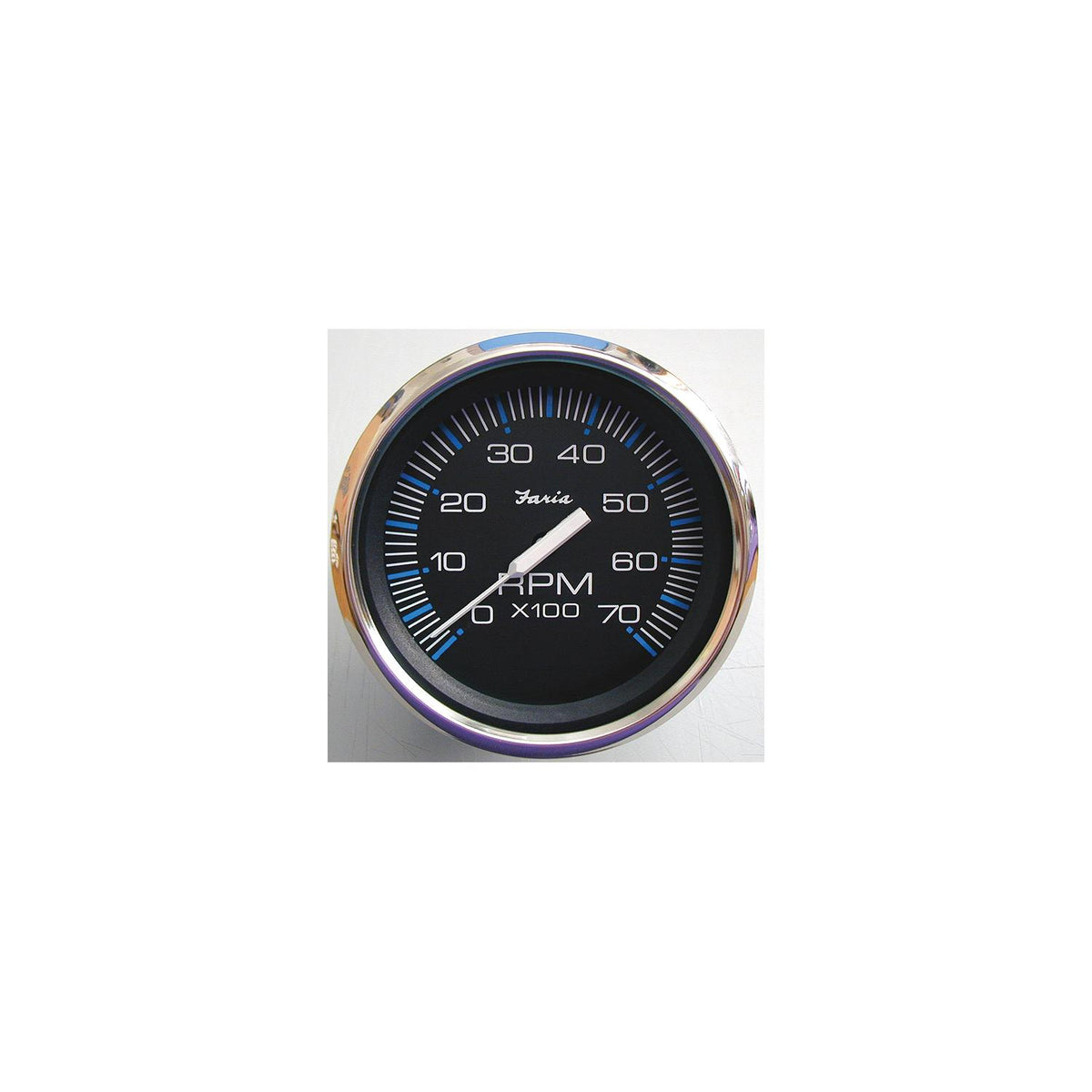 Faria Chesapeake Black 4" Tachometer - 7000 RPM (Gas) (All Outboards) [33718] - official Faria Beede Instruments product image 3