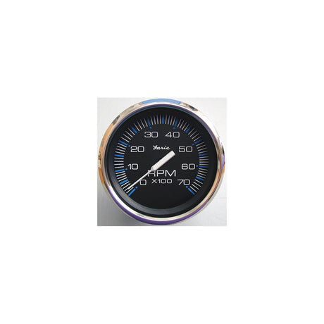 Faria Chesapeake Black 4" Tachometer - 7000 RPM (Gas) (All Outboards) [33718] - official Faria Beede Instruments product image 3