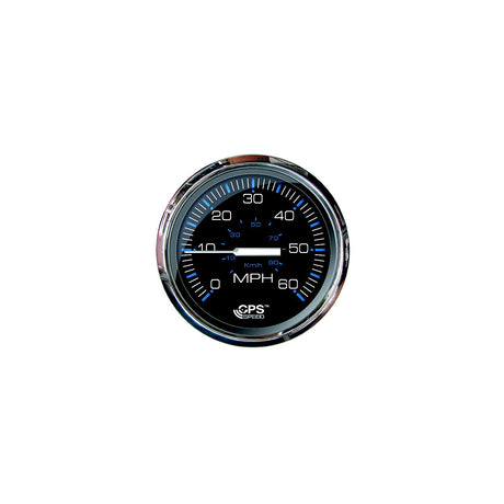 Faria Chesepeake Black 4" Studded Speedometer - 60MPH (GPS) [33749] - official Faria Beede Instruments product image 2