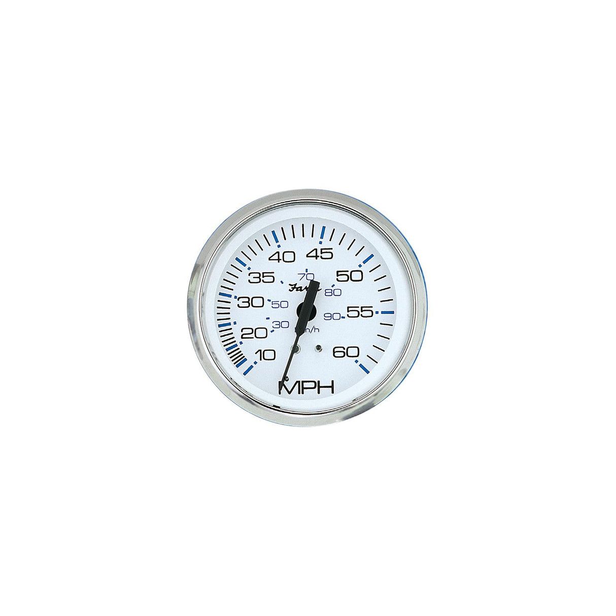 Faria Instruments Faria Chesapeake SS White 4" Gauge - Speedometer, 60 MPH - F33811