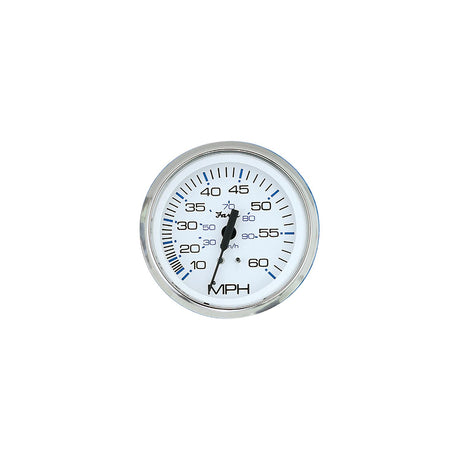 Faria Chesapeake White SS 4" Speedometer - 60MPH (Pitot) [33811] - official Faria Beede Instruments product image 2