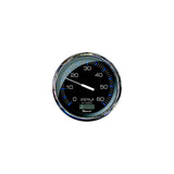 Faria Instruments Faria F33763 Chesapeake Black Stainless Steel Tach/Hourmeter Gauge, 6000 RPM, Gas Inboard - F33763 - official Faria Beede Instruments product image 3