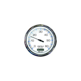 Faria Chesapeake White SS 5" Tachometer w/Digital Hourmeter - 6000 RPM (Gas) (Inboard) [33863] - official Faria Beede Instruments product image 2