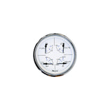 Faria Instruments Faria F33864 Chesapeake White Stainless Steel Multifunction Gauge: Fuel Level, Oil psi, Water Temp, Voltmeter - F33864 - official Faria Beede Instruments product image 3