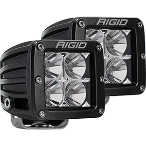 RIGID Industries D-Series PRO Hybrid-Flood LED - Pair - Black - 202113