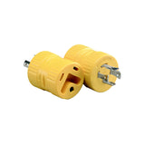 Park Power Generator Adapter, RV 20A 125/250V M Locking to 30A F Straight - 128A - image 2
