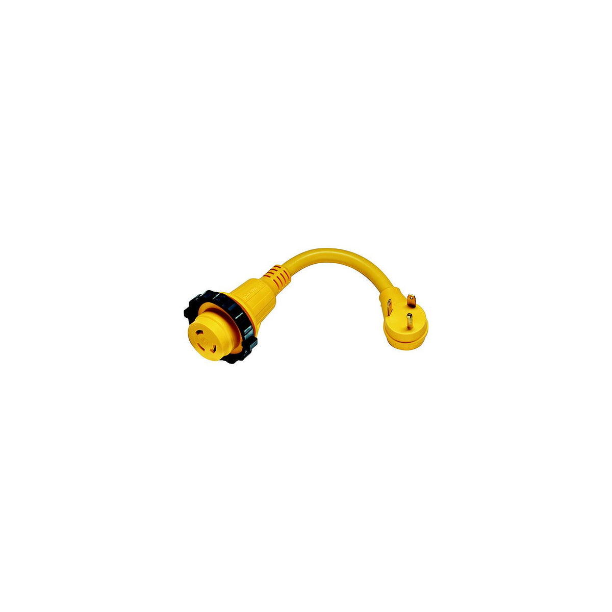 Park Power Pigtail Adapter, RV 30A M Locking to 30A F Straight - 1PCMRV - image 1