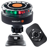 Navisafe Navilight Tricolor 2NM w/Navibolt Base &amp; RIB Mount - Black - 342KIT2