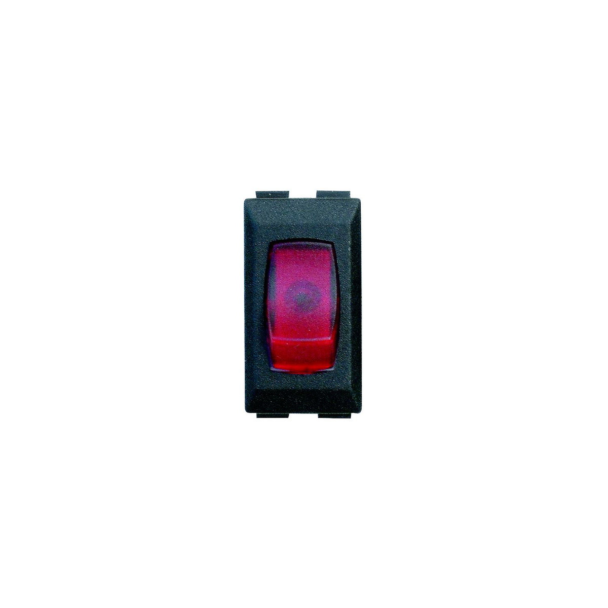 Diamond Group Diamond 12V Illunminated On/Off Switch, Black w/Red Light - DG131PB - image 1