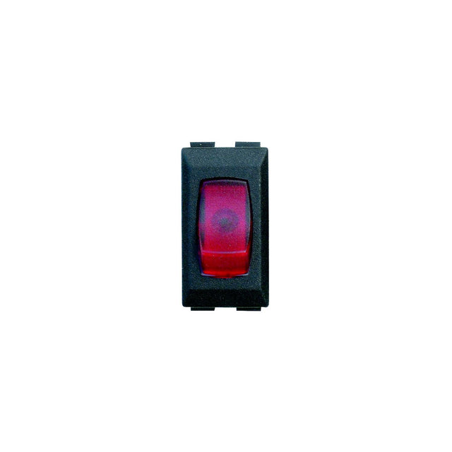 Diamond Group Diamond 12V Illunminated On/Off Switch, Black w/Red Light - DG131PB - image 1