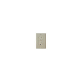 Diamond Group GFI Receptacle w/Light, Ivory - DG15VVP - image 1