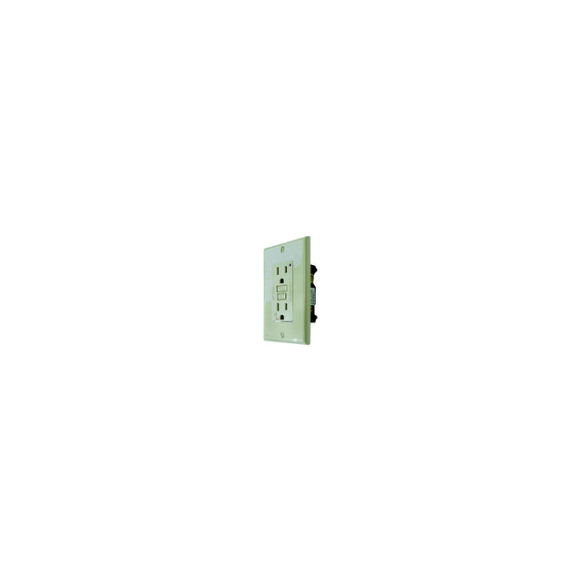 Diamond Group GFI Receptacle w/Light, White - DG151VP - image 1