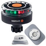 Navisafe Navilight Tricolor 2NM w/Navibolt Base &amp; RIB Mount - White - 342KIT4