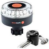 Navisafe Navilight 360&deg; 2NM w/Navibolt Base &amp; Rail Mount - Black - 042KIT