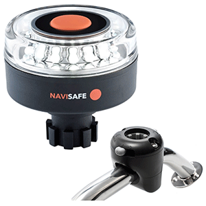 Navisafe Navilight 360&deg; 2NM w/Navibolt Base &amp; Rail Mount - Black - 042KIT