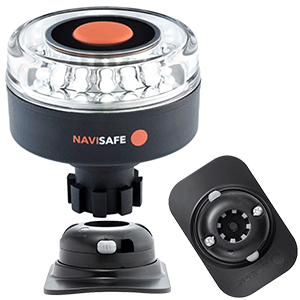 Navisafe Navilight 360&deg; 2NM w/Navibolt Base &amp; RIB Mount - Black - 042KIT2