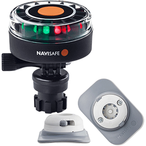 Navisafe Navilight 2NM Tricolor w/Navimount Base &amp; RIB Mount - White - 340KIT4