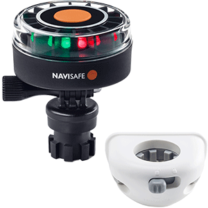 Navisafe Navilight 2NM Tricolor w/Navimount Base &amp; Vertical Mount - White - 340KIT6