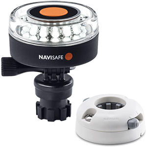 Navisafe Navilight 360&deg; 2NM White w/Navimount Base &amp; Horizontal Mount - White - 040KIT5