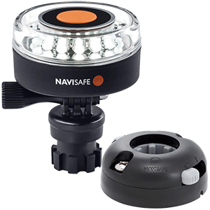 Navisafe Navilight 360&deg; 2NM White w/Navimount Base &amp; Horizontal Mount - Black - 040KIT7