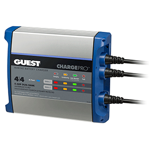 Guest On-Board Battery Charger 8A / 12V - 2 Bank - 120V Input - 2707A