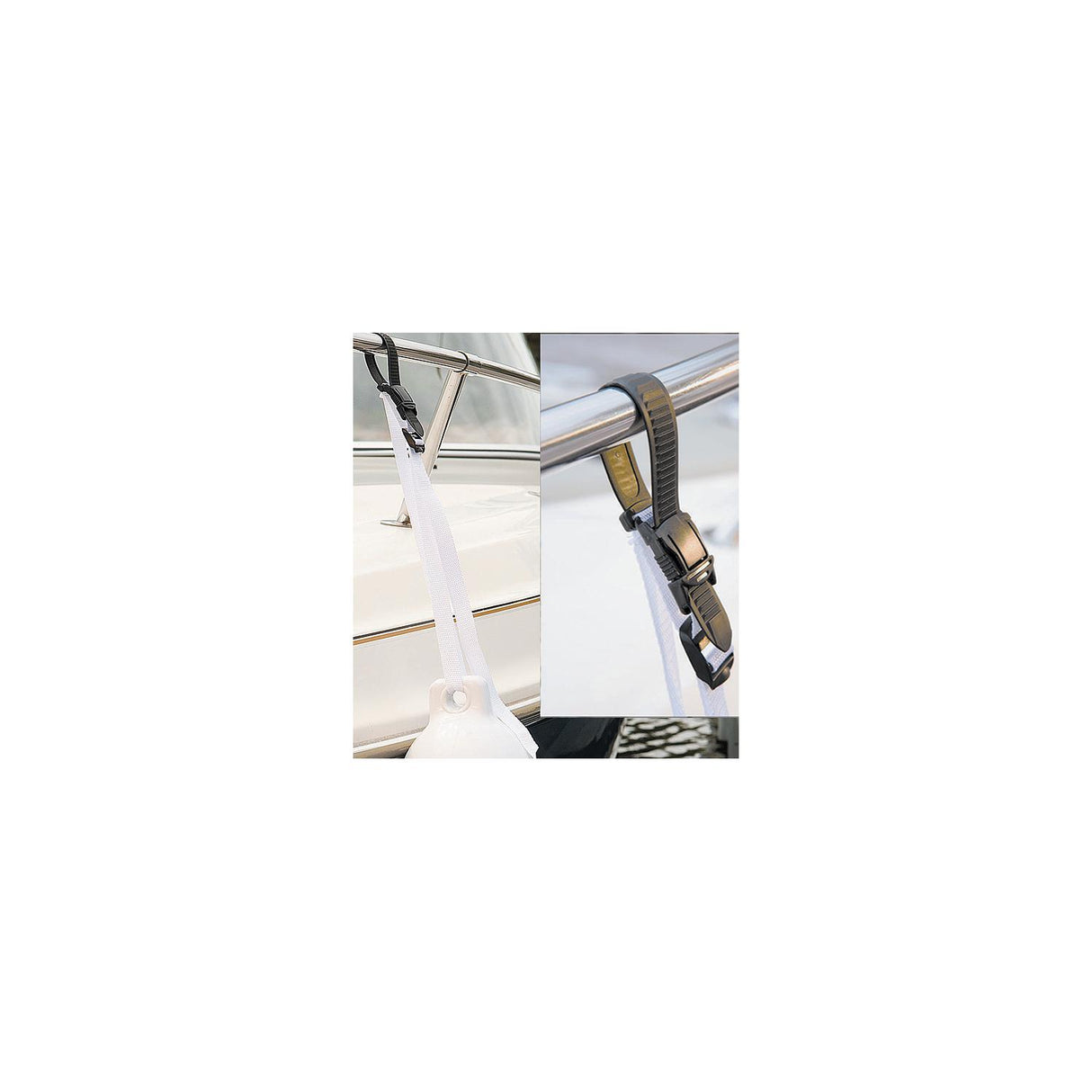 Dock Edge DE91500F Fender Lok Kwik Adjust White - DE91500F