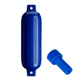 Polyform U.S. Polyform G-3 Twin Eye Fender 5.5" x 19" - Cobalt Blue w/Adapter - G-3 COBALT BLUE W/AIR ADAPTER