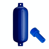 Polyform U.S. Polyform G-6 Twin Eye Fender 11" x 30" - Cobalt Blue w/Adapter - G-6 COBALT BLUE W/AIR ADAPTER