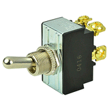 BEP Marine BEP DPST Chrome Plated Toggle Switch - OFF/ON - 1002017