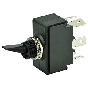 BEP Marine BEP DPDT Toggle Switch - ON/OFF/ON - 1001905