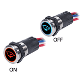 Blue Sea Systems Blue Sea 4180 Backlit Push Button Switch OFF/ON - 15A