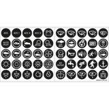 Blue Sea Systems Blue Sea 4230 Push Button Switch Label Kit