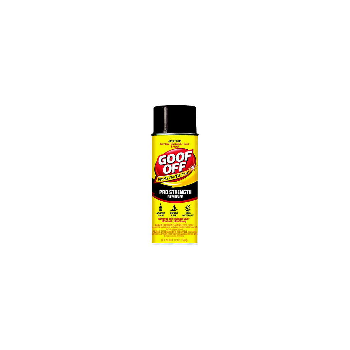 Damp Rid Goof Off® Pro Strength Remover, 12 oz. Aerosol - FG658