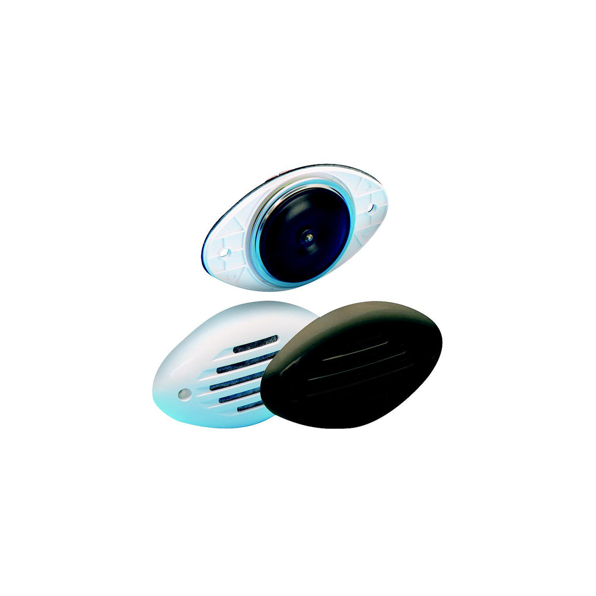 Marinco 12V Drop-In Low Profile Horn w/Black White Grills [10080] - official Marinco product image 5