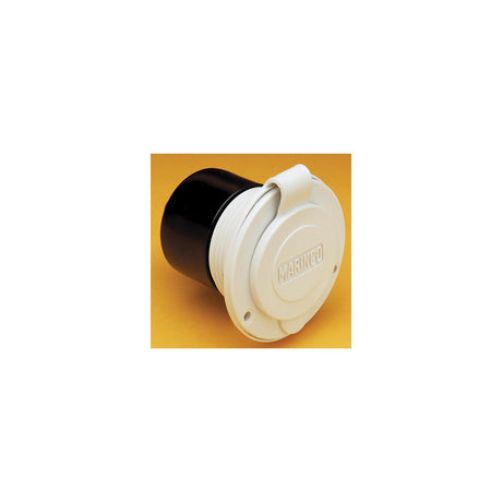 Marinco 15A 125V On-Board Charger Inlet - Front Mount - White [150BBIW] - official Marinco product image 2