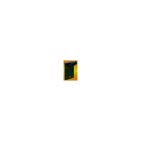 Marinco 2018BR-MB 12/24V Receptacle w/Flip Lid [2018BR-MB] - official Marinco product image 2