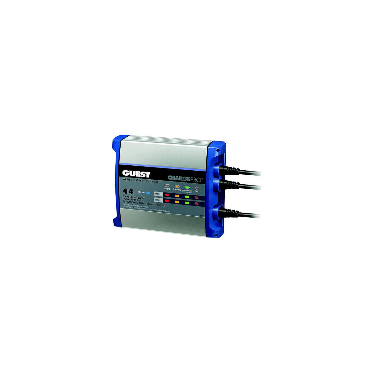 Guest On-Board Battery Charger 8A / 12V - 2 Bank - 120V Input [2707A] - official Guest product image 2