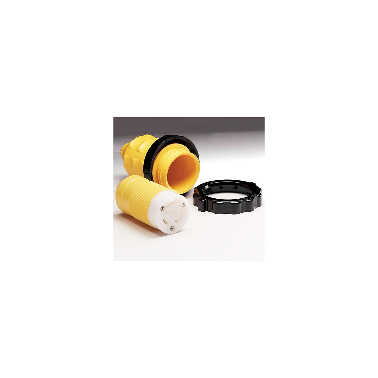 Marinco 305CRCN.VPK 30A Female Connector w/Cover & Rings [305CRCN.VPK] - official Marinco product image 2