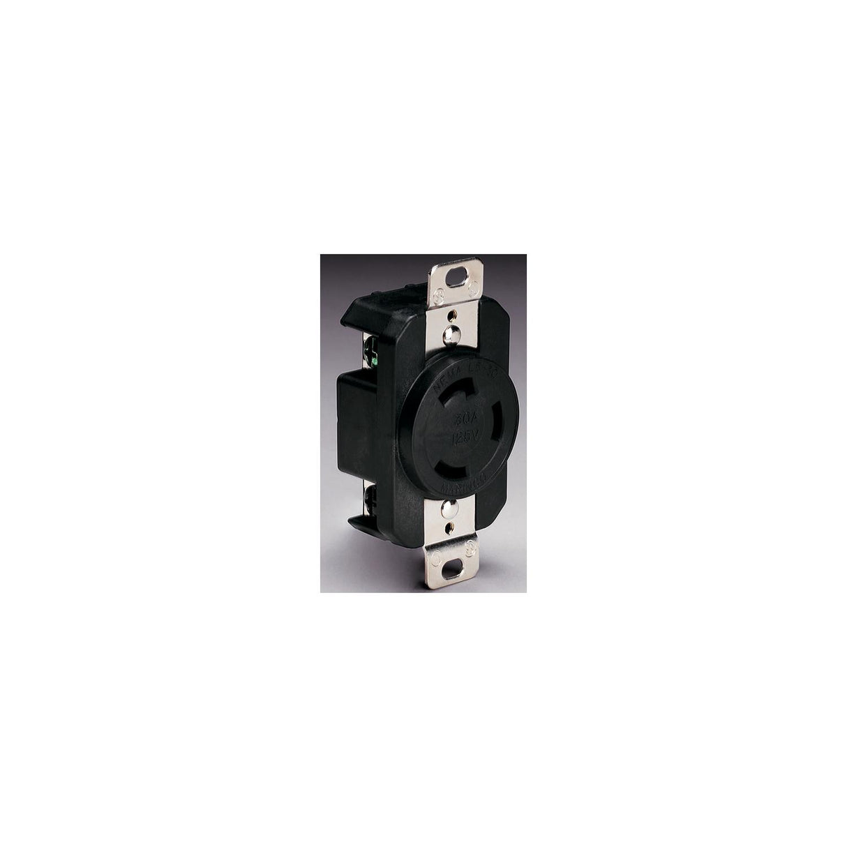 Marinco 305CRRB 125V 30Amp Locking Receptacle - Black [305CRRB] - official Marinco product image 2