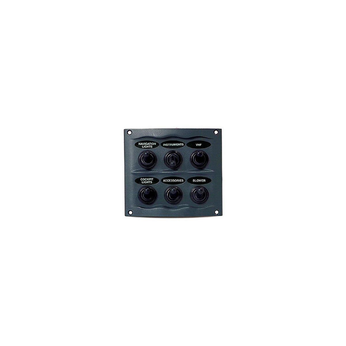 BEP Waterproof Panel - 6 Switches - Grey [900-6WP] - official BEP product image 2